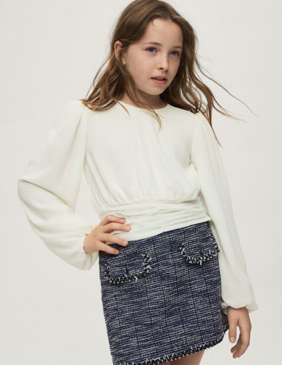 Girl's chiffon blouse