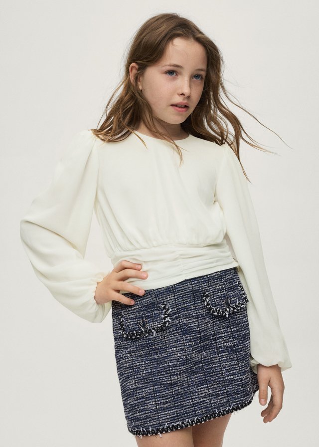 Girl's chiffon blouse
