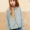 Blouse with a small bow
