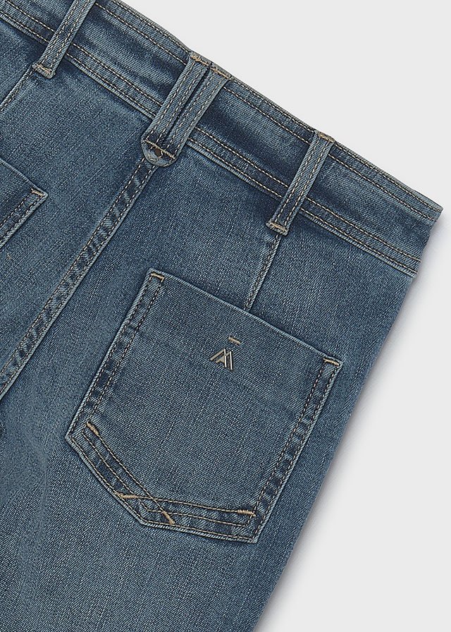 Girls' wide-leg jeans