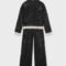 Girls' sequinned T-shirt and sweatshirt set
