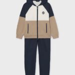 Boys' zip-up tracksuit