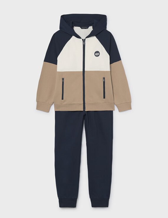 Boys' zip-up tracksuit