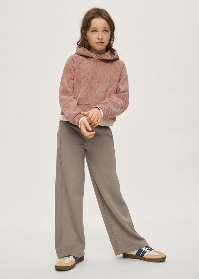 Girls' knitted tracksuit