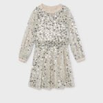 Girls' sequinned dress