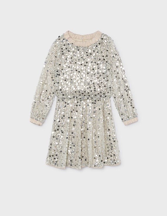 Girls' sequinned dress
