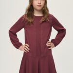 Girls' studded dress
