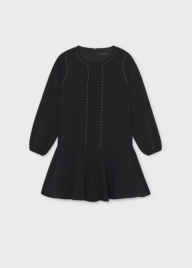 Girls' studded dress