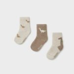 Pack of 3 plain socks boy