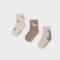 Pack of 3 plain socks boy