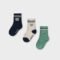 Pack of 3 plain socks boy