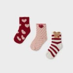 Back of 3 socks baby