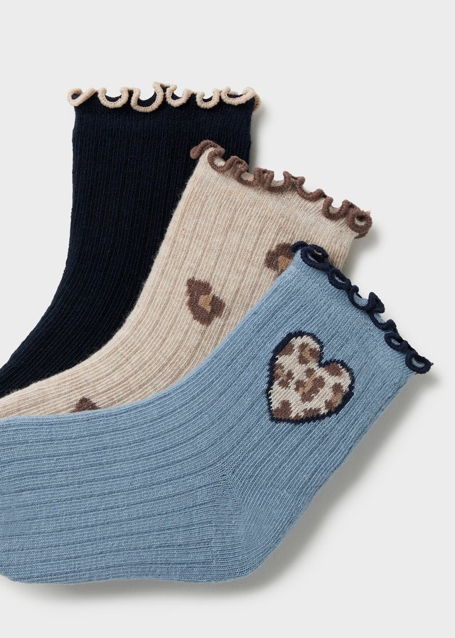 Back of 3 socks baby
