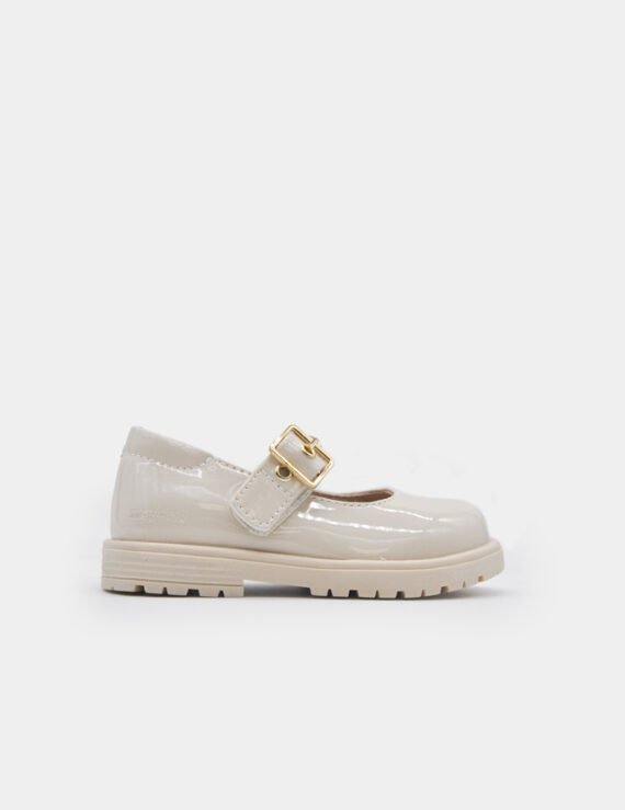 Baby serrated mary janes