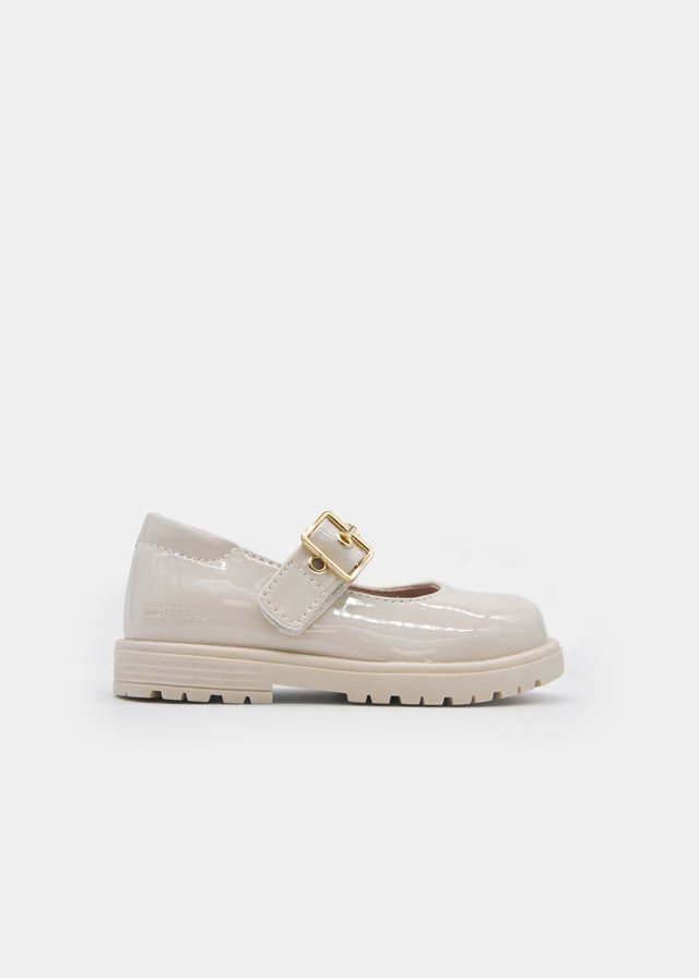 Baby serrated mary janes