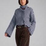 Sweater stripes and scarf