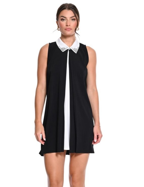 Dress with stones