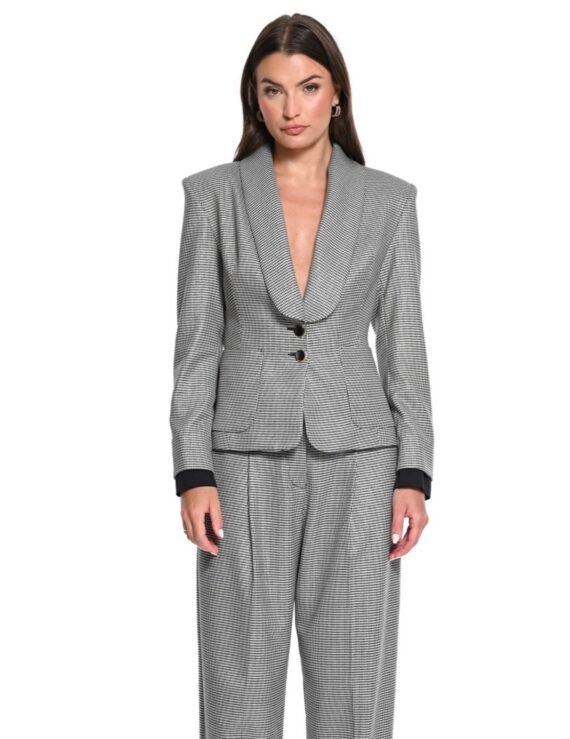 Jacket pie-de-poule
