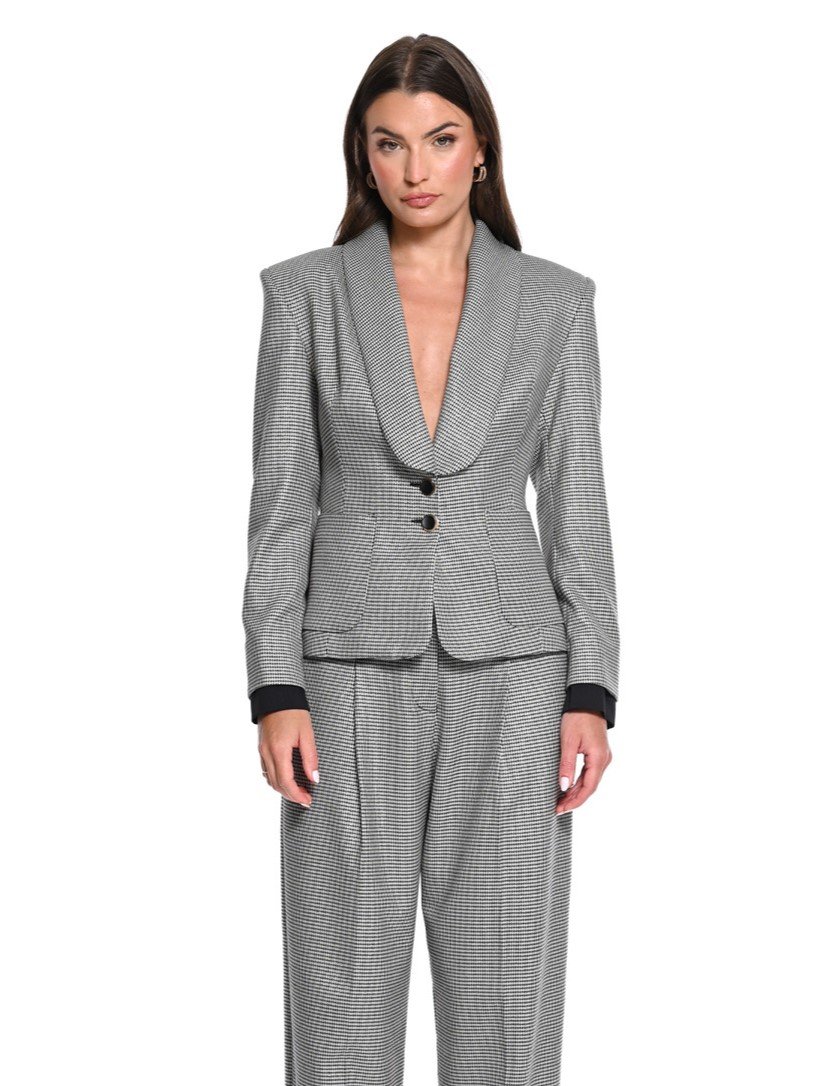 Jacket pie-de-poule