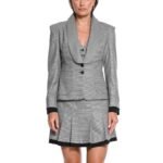 Skirt pied-de-poule