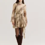 Animal print dress