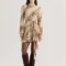 Animal print dress