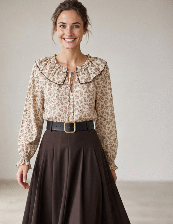 Shirt flower print