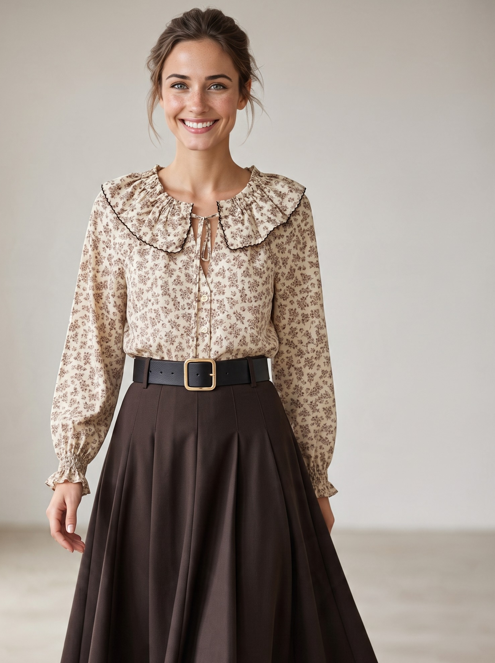 Shirt flower print