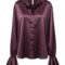 Silk ruffle blouse