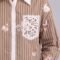 Stripes shirt with sequins
