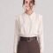 Long collar sweater
