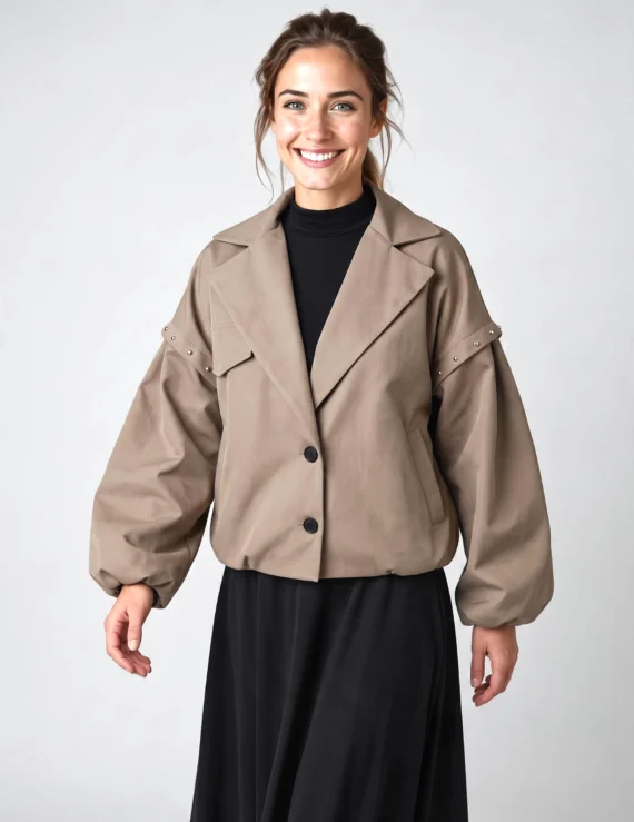 Bomber jacket with details
