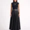 Maxi skirt with belt