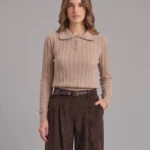 Sweater round collar