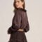 Silk ruffle blouse