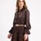 Silk ruffle blouse