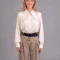Oversize silk shirt
