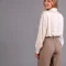 Oversize silk shirt