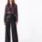 Shiny ruffle shirt