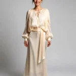 Cream maxi dress
