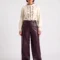 Faux leather pants