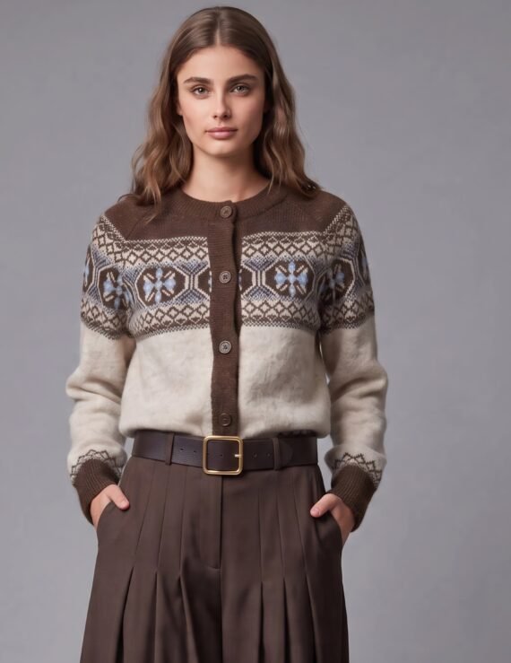 Sweater button front