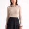 Sweater ruffle collar