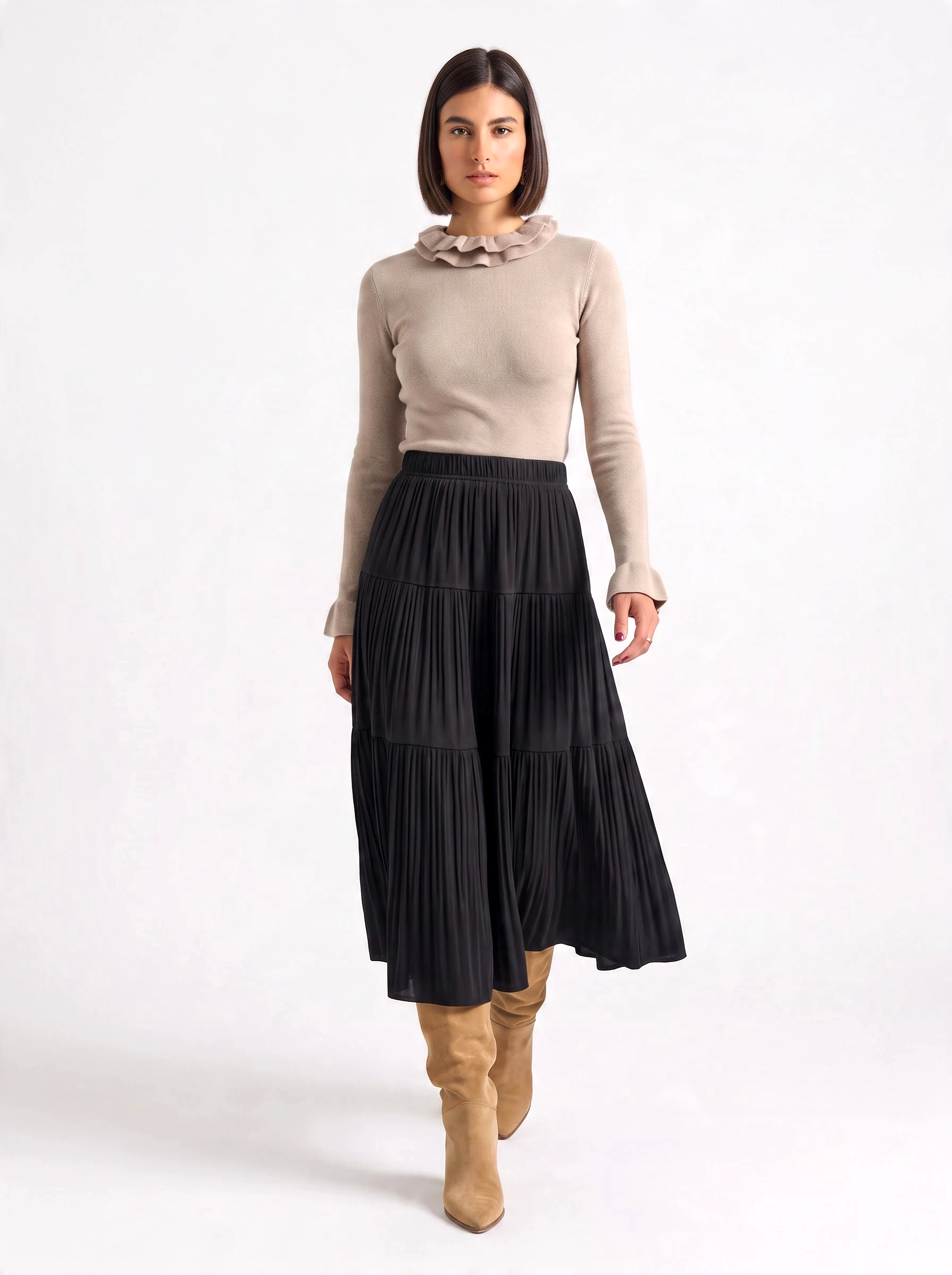 Pleated skirt