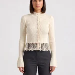 Sweater lace details