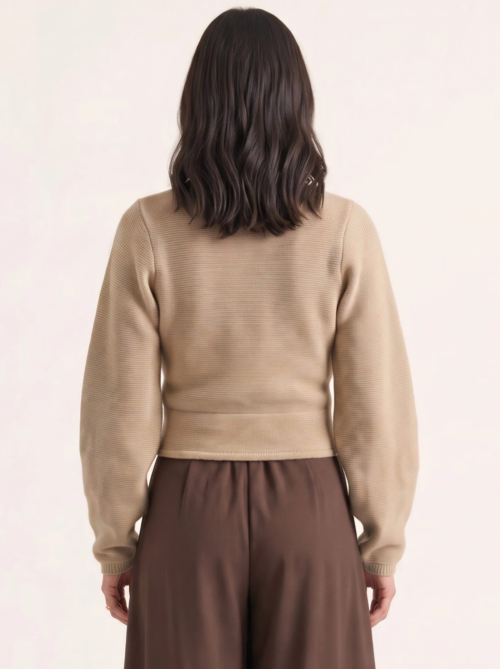 Cardigan large buttons