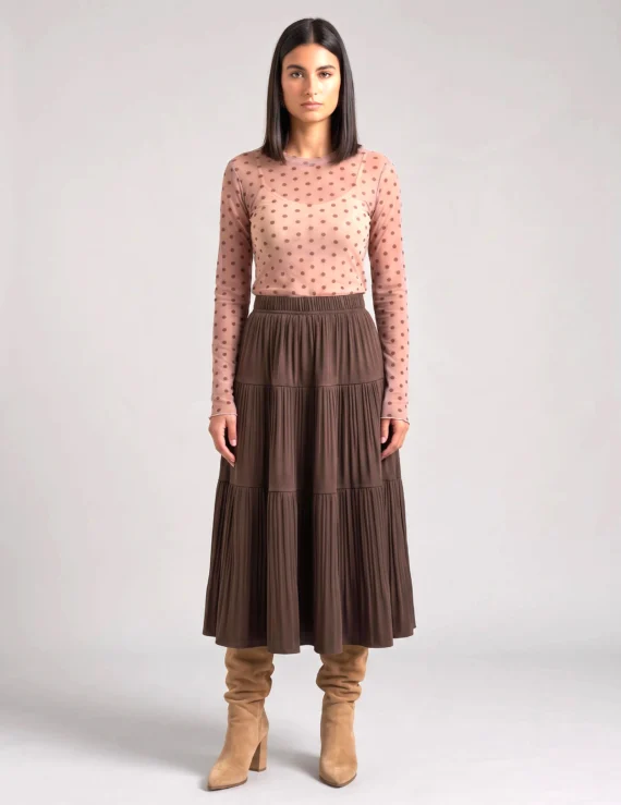 Pleated skirt