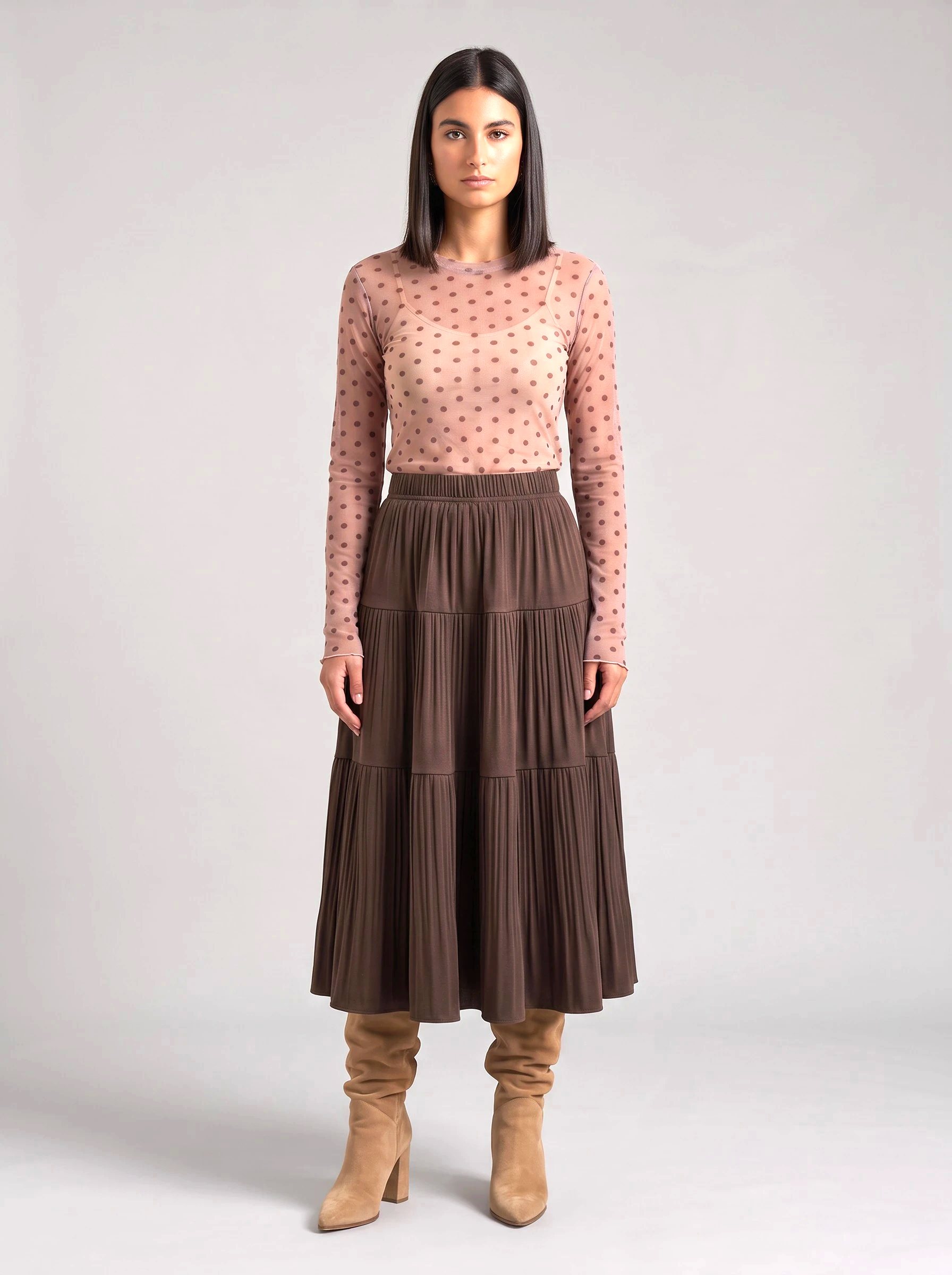 Pleated skirt