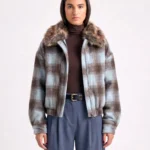 Short coat fur collar