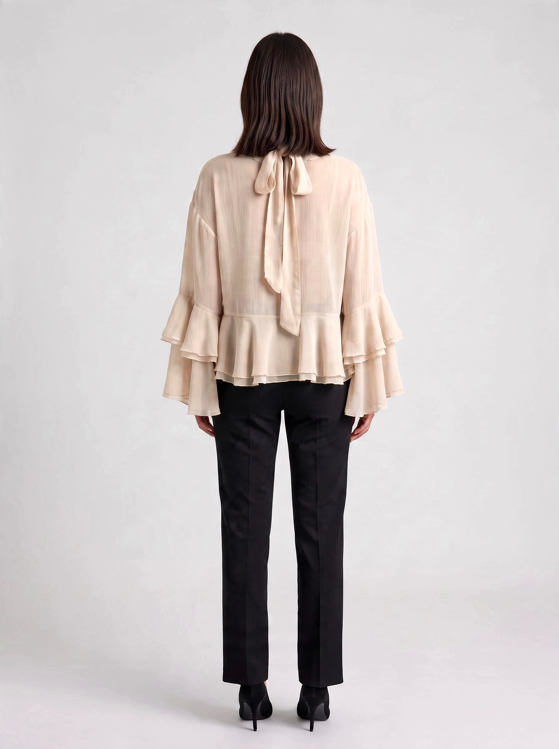 Wide sleeves top
